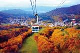 蔵王の紅葉をロープウェイから眺める(イメージ)※例年の紅葉の見頃は10月上旬〜10月下旬