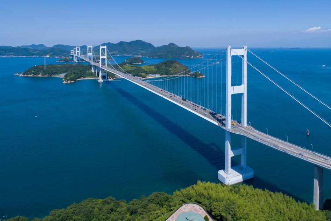 来島海峡大橋ウォーク・橋の上をウォーキング(イメージ)