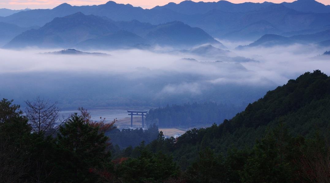 熊野古道・中辺路（イメージ）◇見晴台から望む絶景