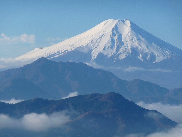 扇山からの富士山（天候によっては見られない場合もあります）