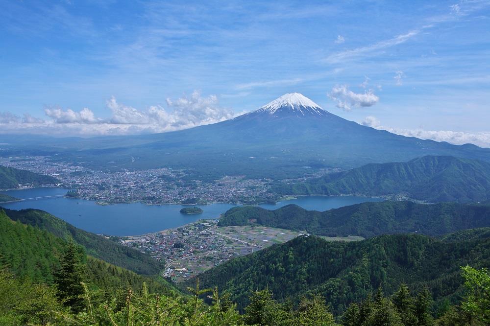 黒岳からの富士山(気候によって見えない場合があります)