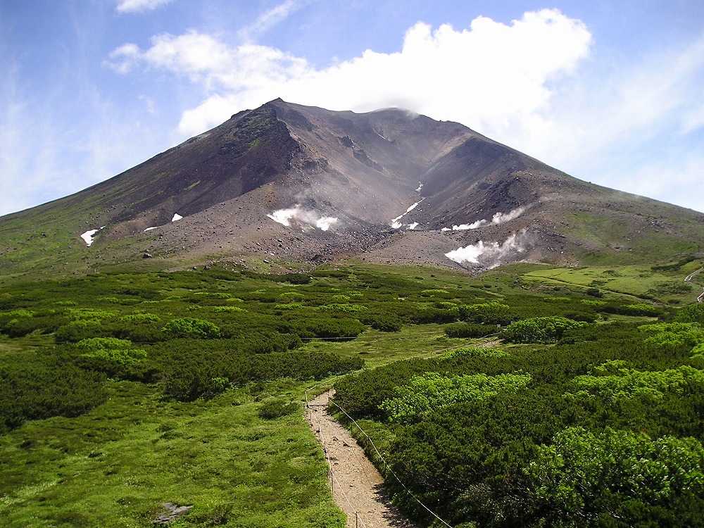 北海道の日本百名山を目指します（イメージ）