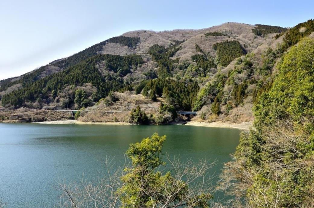 丹沢湖とミツバ岳