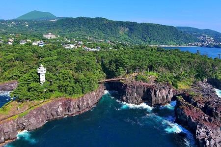 城ケ崎海岸（空撮イメージ）※写真提供：静岡県観光協会